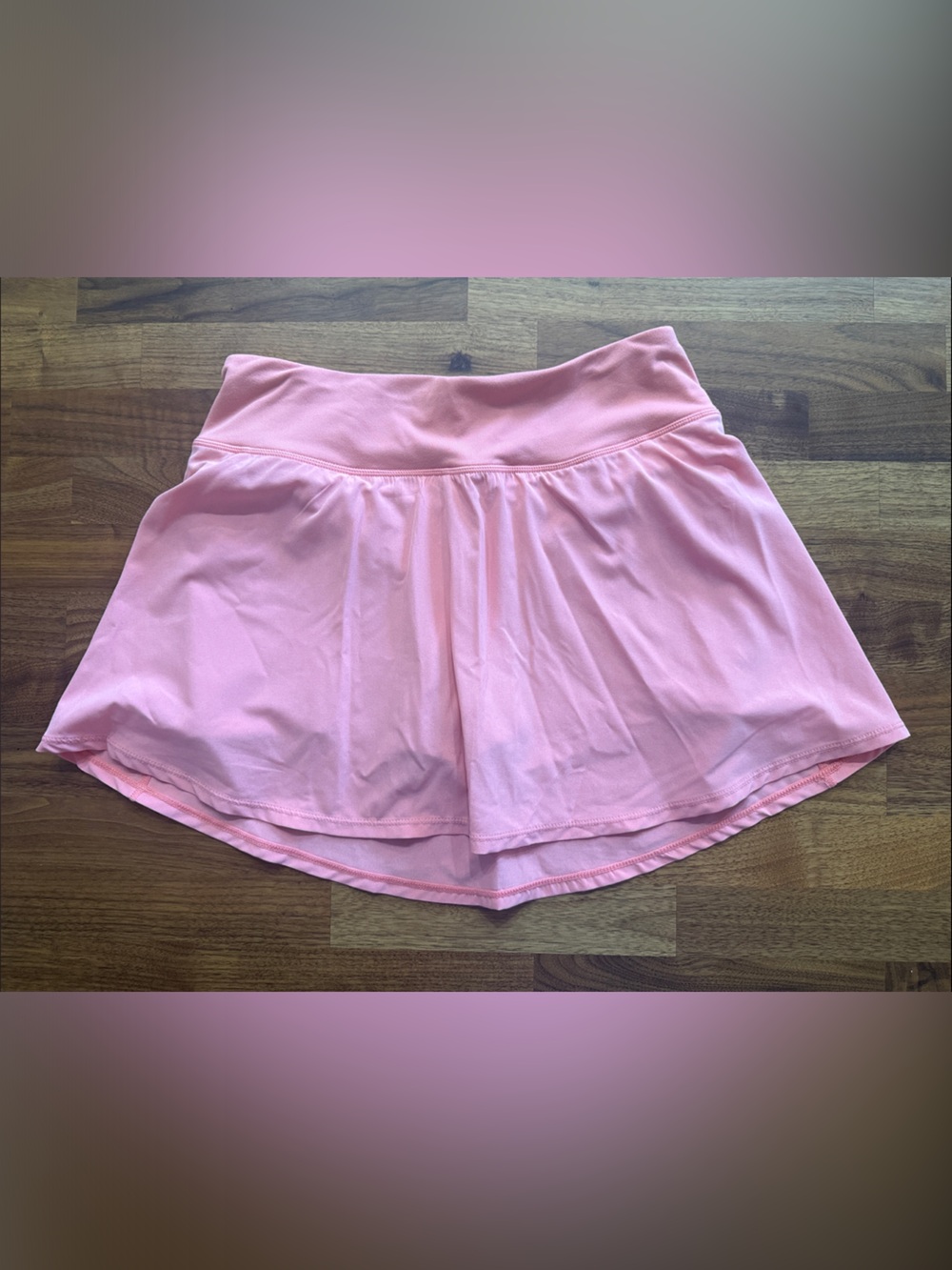 Zella Women’s Coral Active Skirt with Built-In Shorts - Size Medium